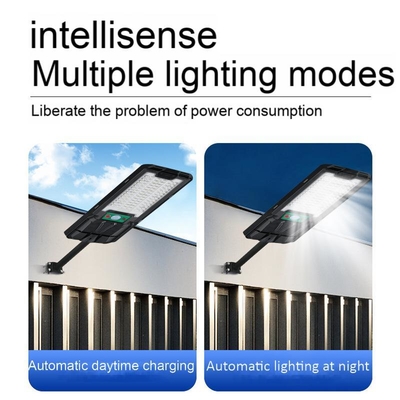 CE Sertifikalı Entegre Hareket Algılayıcısı Güneş LED Sokak Işığı Otoyolları Dış Kullanım için IP65 ABS Vücut Güç kaynağı