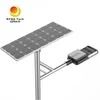 Hepsi Bir Arada Yenilenebilir Enerji Hava Koşullarına Dayanıklı IP65 Dereceli 40W Güneş Enerjili LED Yol Lambası