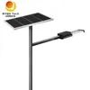 Hepsi Bir Arada İki Yarı Ayrık Güneş Enerjili Bölünmüş LED Sokak Yolu Lambası 60W 170lm/W