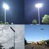 Su Geçirmez 12V Güneş Enerjili 170lm/W Alüminyum Entegre 100W LED Sokak Lambası