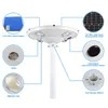 Su Geçirmez IP65 Alüminyum Radar Sensörlü 30W 50W UFO LED Güneş Enerjili Bahçe Lambası