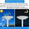 Su Geçirmez IP65 Alüminyum Radar Sensörlü 30W 50W UFO LED Güneş Enerjili Bahçe Lambası