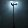 Landscape Public Lamp Post Top Entegre 15W Güneş LED Bahçe Işığı