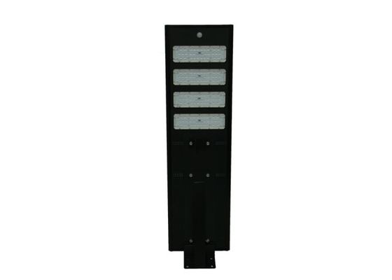 80 Watt Güneş Enerjili LED Sokak Lambası 10000LM Alüminyum Çelik Cam Malzemesi