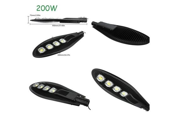 Soğuk Beyaz 200W Alüminyum LED Sokak Lambası Cobra Başkanı CRI 80Ra RoHS Onaylandı