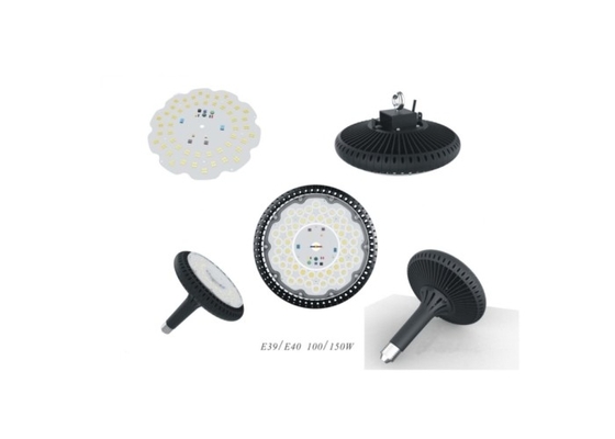 Depo için Sürücüsüz UFO Led Yüksek Bay Armatür IK10 IP65 Endüstriyel E40 E39 150W