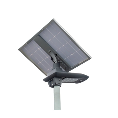 130-150LM / W Yüksek Lümen 60 W DC 11.1 V Pil Akıllı Güneş Enerjili LED Sokak Açık Gri Konut ile 3 Yıl Garanti