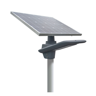 130-150LM / W Yüksek Lümen 60 W DC 11.1 V Pil Akıllı Güneş Enerjili LED Sokak Açık Gri Konut ile 3 Yıl Garanti