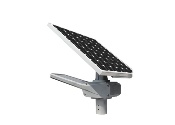 40W Entegre Güneş Enerjili LED Sokak Işık 140lm / w IP65 Kızılötesi Sensör 12V pil