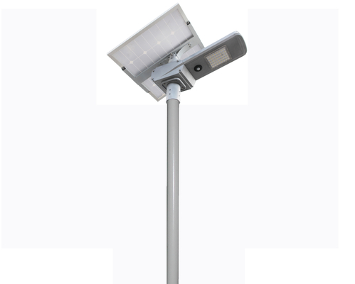 Su geçirmez IP65 80W Güneş Enerjili LED Sokak Işık Lityum Pil 12V / 480WH