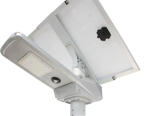 Su geçirmez IP65 80W Güneş Enerjili LED Sokak Işık Lityum Pil 12V / 480WH