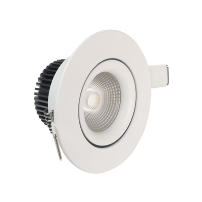 38/60 ° Işın Açısı Akıllı LED Downlight 8w Karartma / Renk Sıcaklığı Ayarlanabilir