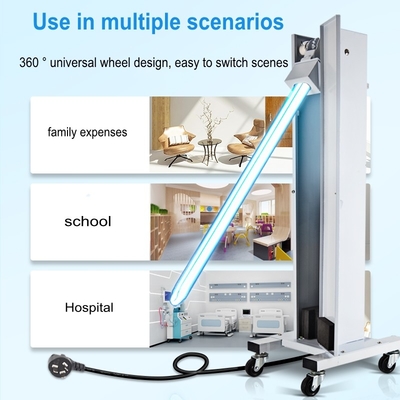 Çelik Malzeme Ultraviyole Dezenfeksiyon Lambası 254nm 185nm Ozon Sterilizatörü 80w