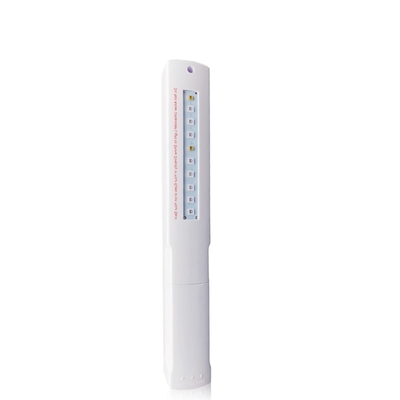 Taşınabilir 4 Watt LED Uv Işık Sterilizatörü, El Tipi Uv Işık Sterilizasyonu Kuru Pil Gücü
