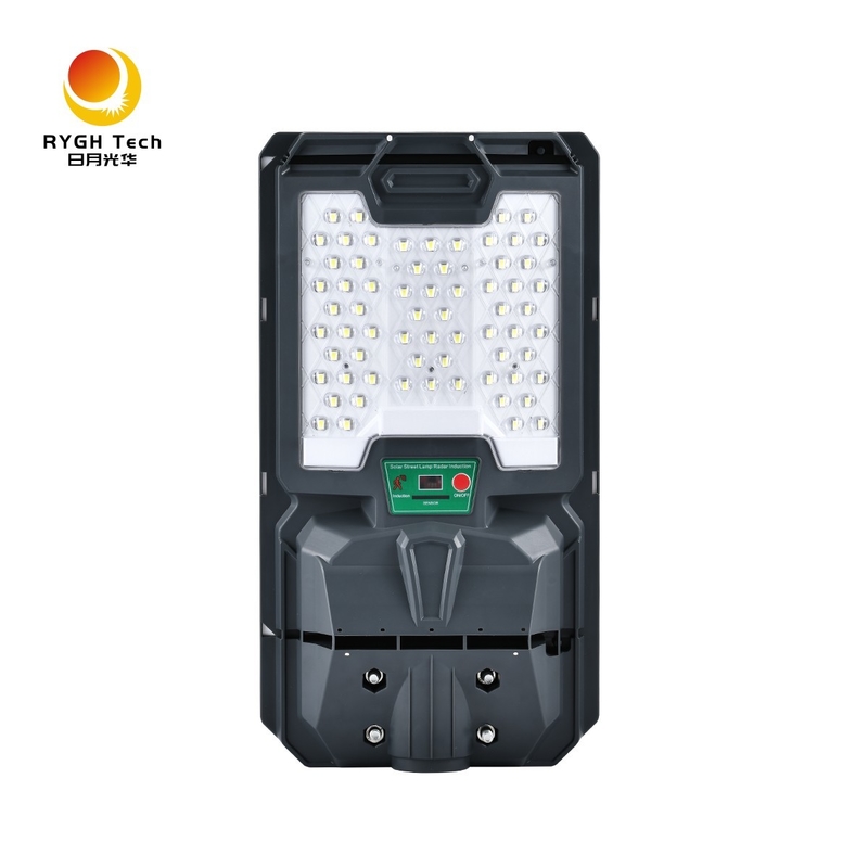 CE Sertifikalı Entegre Hareket Algılayıcısı Güneş LED Sokak Işığı Otoyolları Dış Kullanım için IP65 ABS Vücut Güç kaynağı