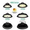 Depo Atölyesi Fabrika Aydınlatması 150W UFO Yüksek Körfez Işığı LED floodlight