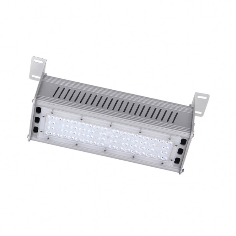 Yüksek Lümen 50w Led Lineer Yüksek Bay Armatürler 130lm / w 353 × 144 × 115 Mm