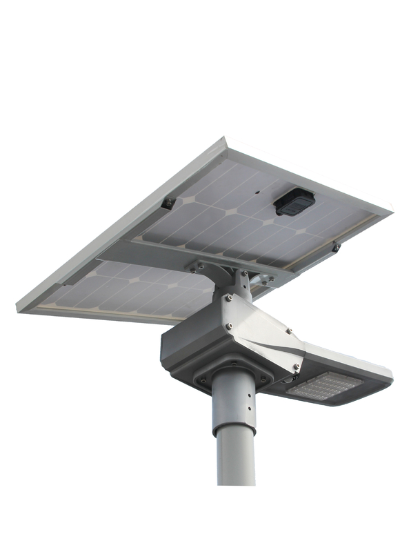 Ayrılmış Güneş Enerjili LED Sokak Işık 140LM ​​/ W Su geçirmez IP65 40w 5 Yıl Garanti