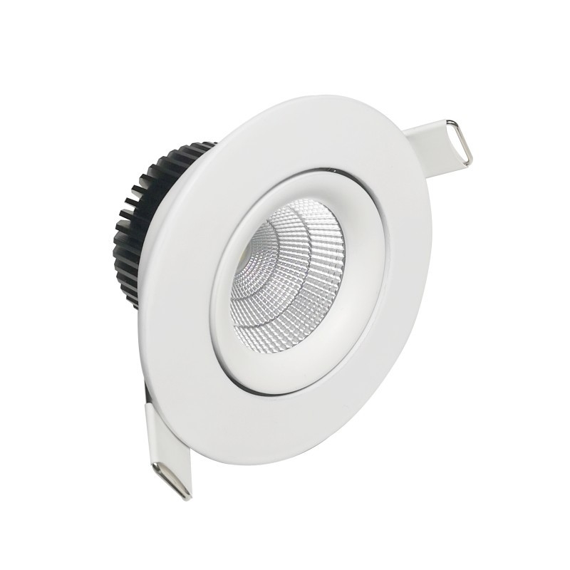 38/60 ° Işın Açısı Akıllı LED Downlight 8w Karartma / Renk Sıcaklığı Ayarlanabilir