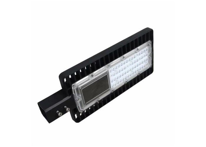 San&#39;an 3030 LED Chip Açık Sokak Işık Fikstür IP65 Alüminyum 50W CRI80 5000 K